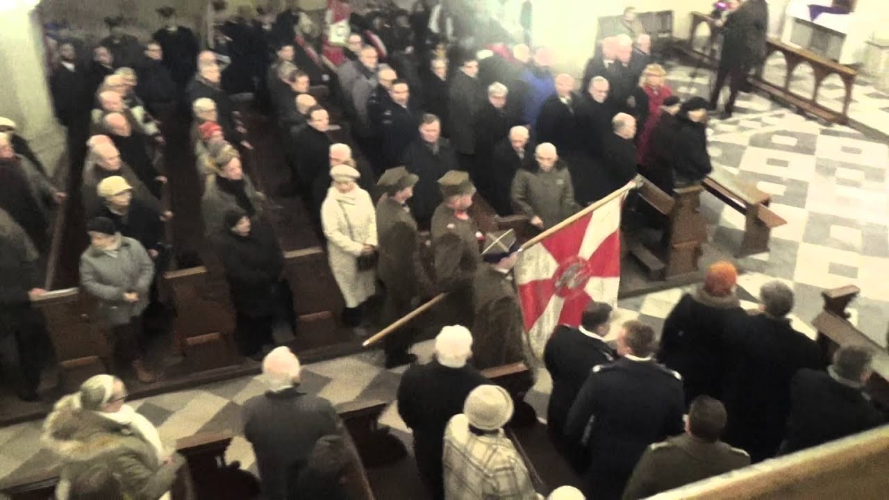 Wprowadzenie sztandarów i Hymn Polski-Dzień Pamięci Żołnierzy Wyklętych Poznań 2016