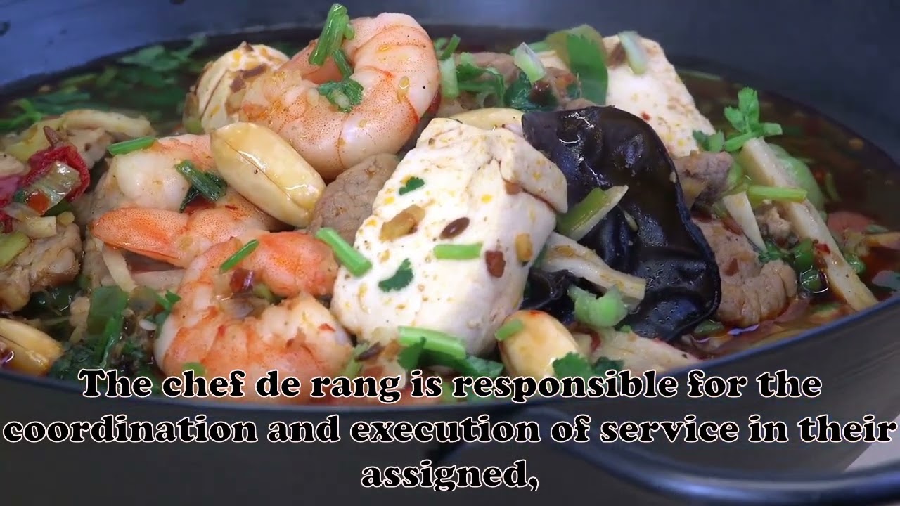 Chef De Rang Job Role Explained