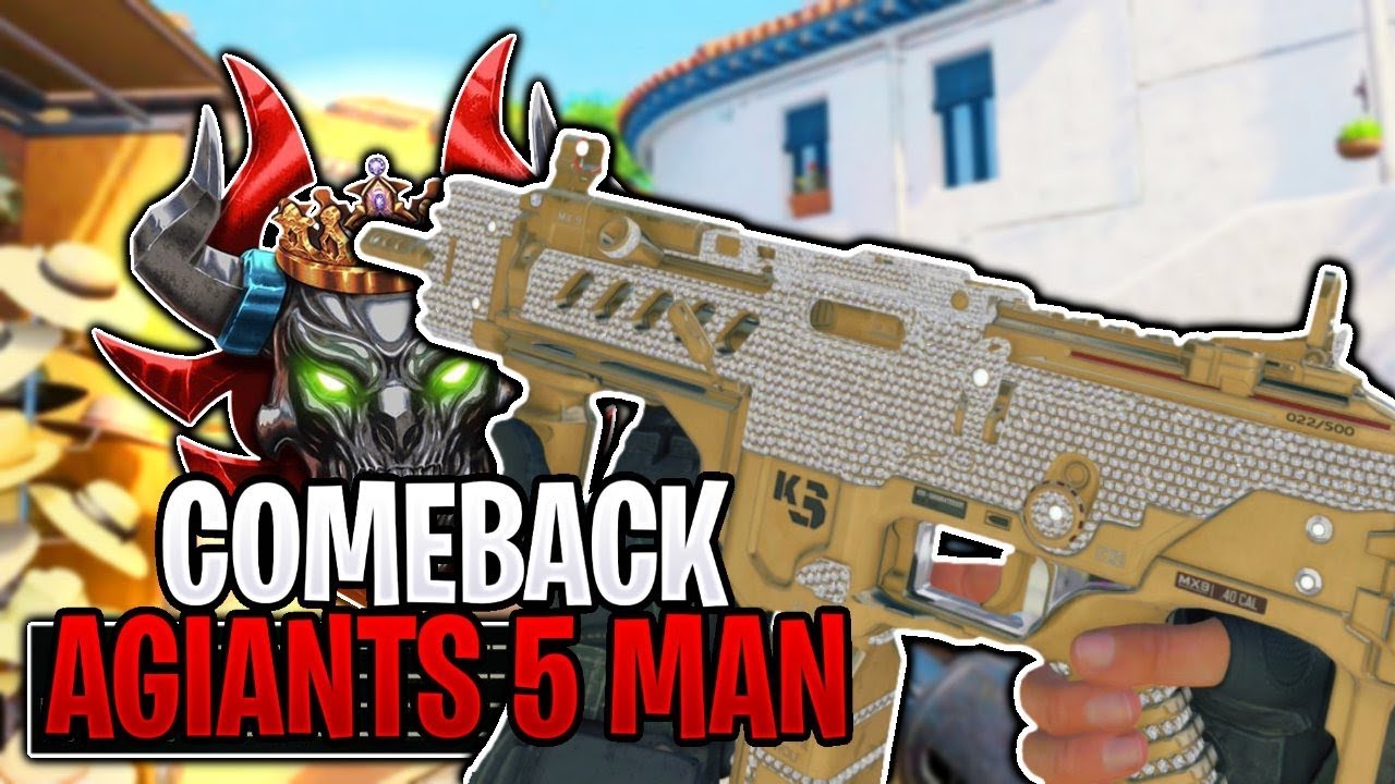 5 MAN TEAM GET SMACKED!  (ULTIMATE COMEBACK in BLACK OPS 4)