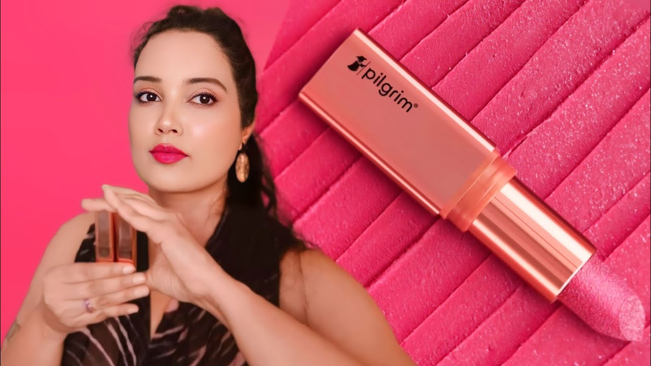 Pilgrim *New Launch* Dubai Bling Glitter lipstick, My Habibi & Chic Haseena ✨ review