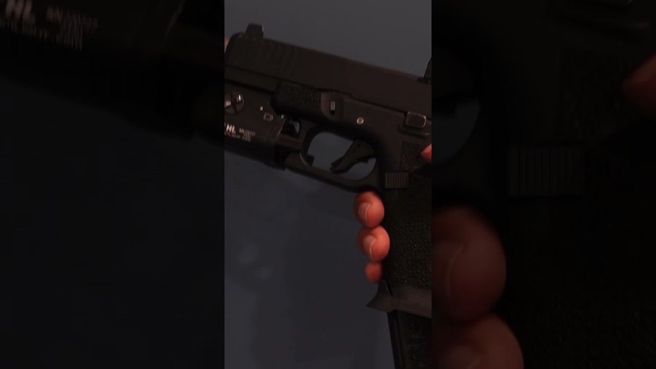Custom airsoft Glock 19 gen 5 mos.🔥🔥🔥 #airsoft #gun #customglock