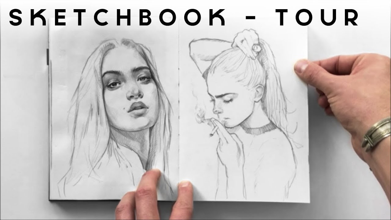 SKETCHBOOK TOUR | Pencil Drawing #1