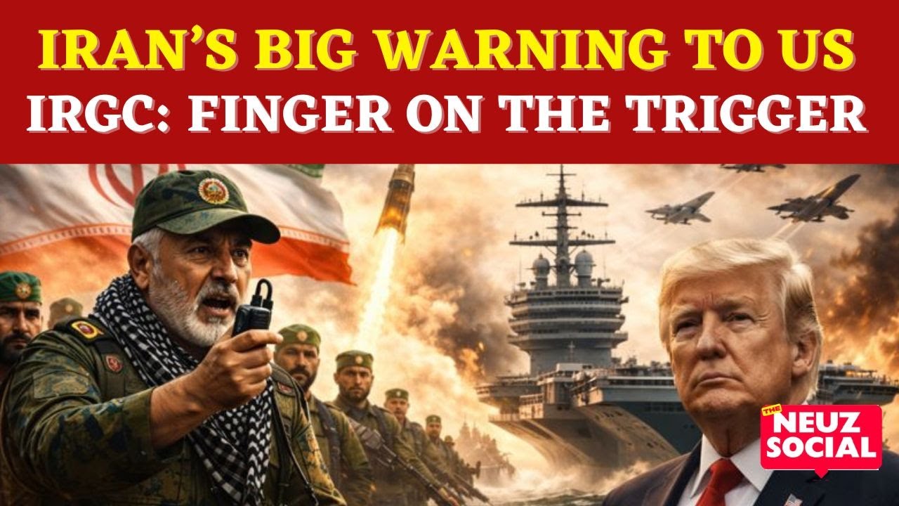 US vs Iran War: IRGC Chief Big Warning to Trump, Says &ldquo;Finger on the Trigger&rdquo; @NeuzSocialEnglish