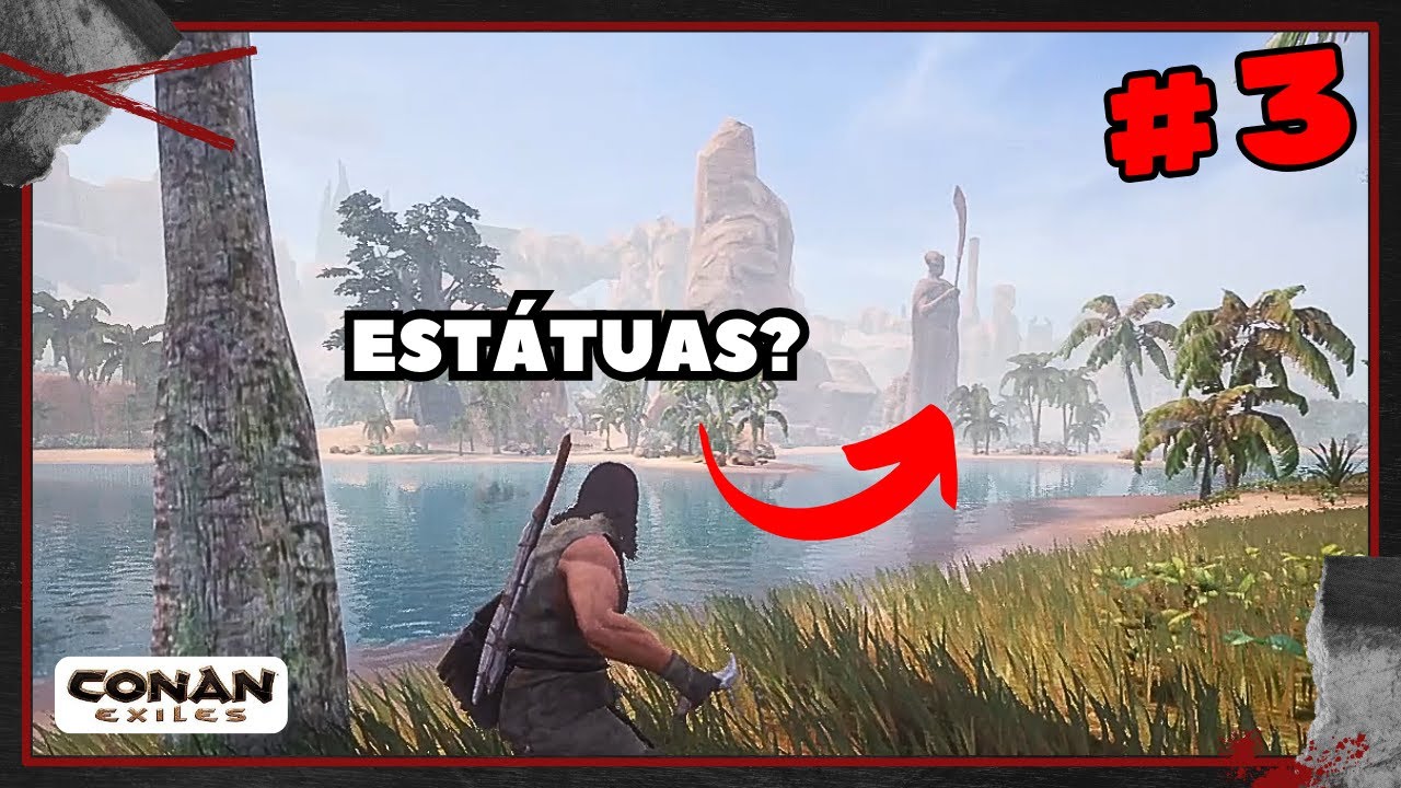 ARCO E FLECHA! | O QUE SÃO ESSAS ESTÁTUAS? - CONAN EXILES #3