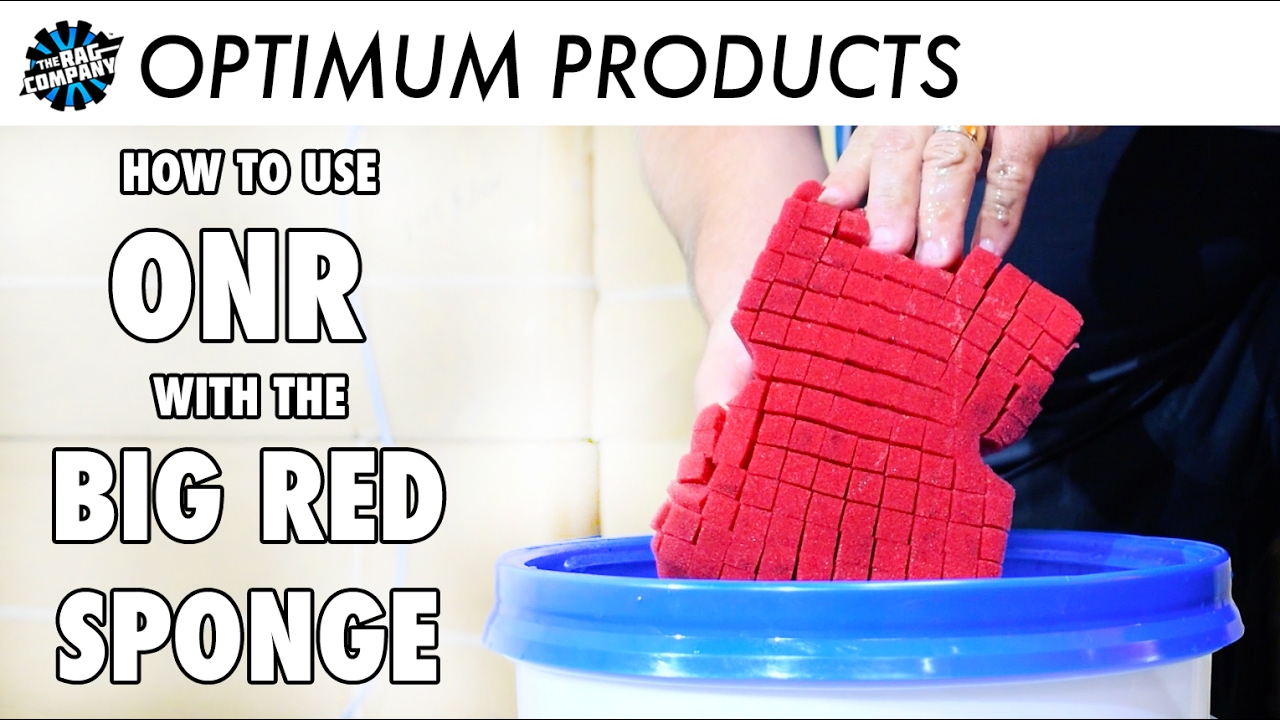How Optimum No Rinse and The Big Red Sponge Work