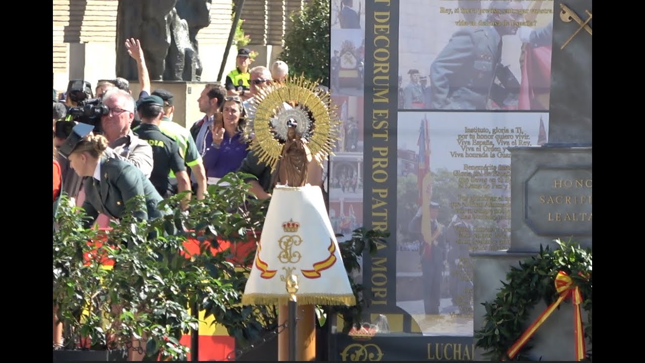 Homenaje de Guardia Civil a su Patrona la Virgen del Pilar  Zaragoza 2 de octubre 2025