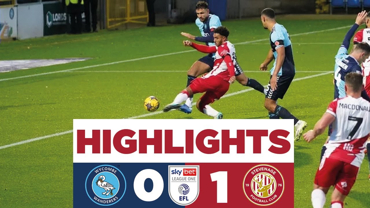 Wycombe Wanderers 0-1 Stevenage | Sky Bet League One highlights