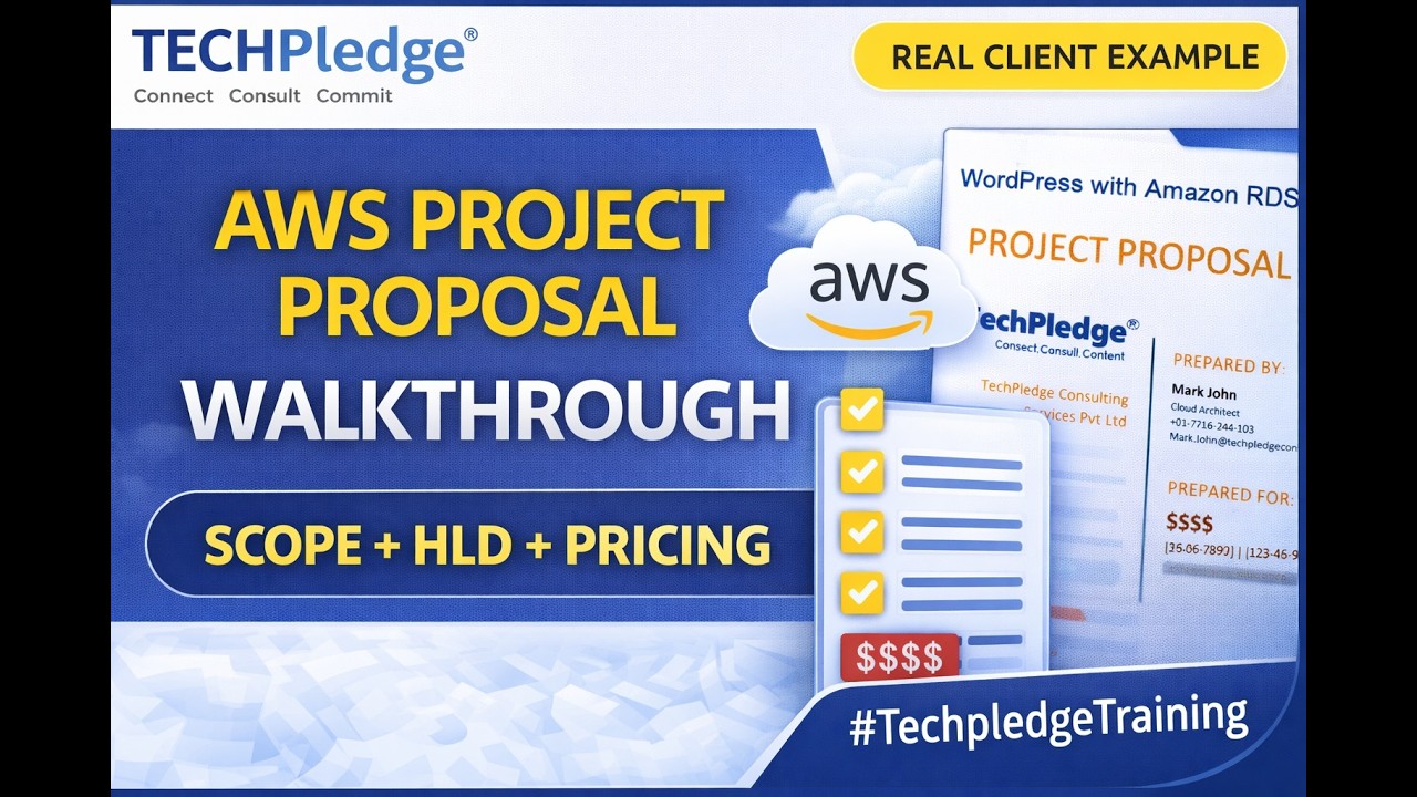 Обзор проектного предложения AWS | Описание объема работ, высокоуровневого проектирования, резуль...