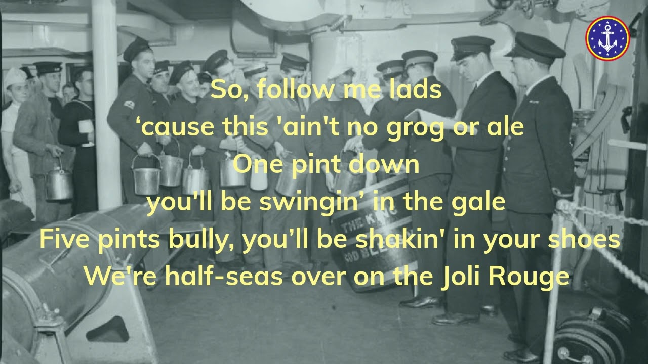 Joli Rouge - The Dreadnoughts (Lyrics)