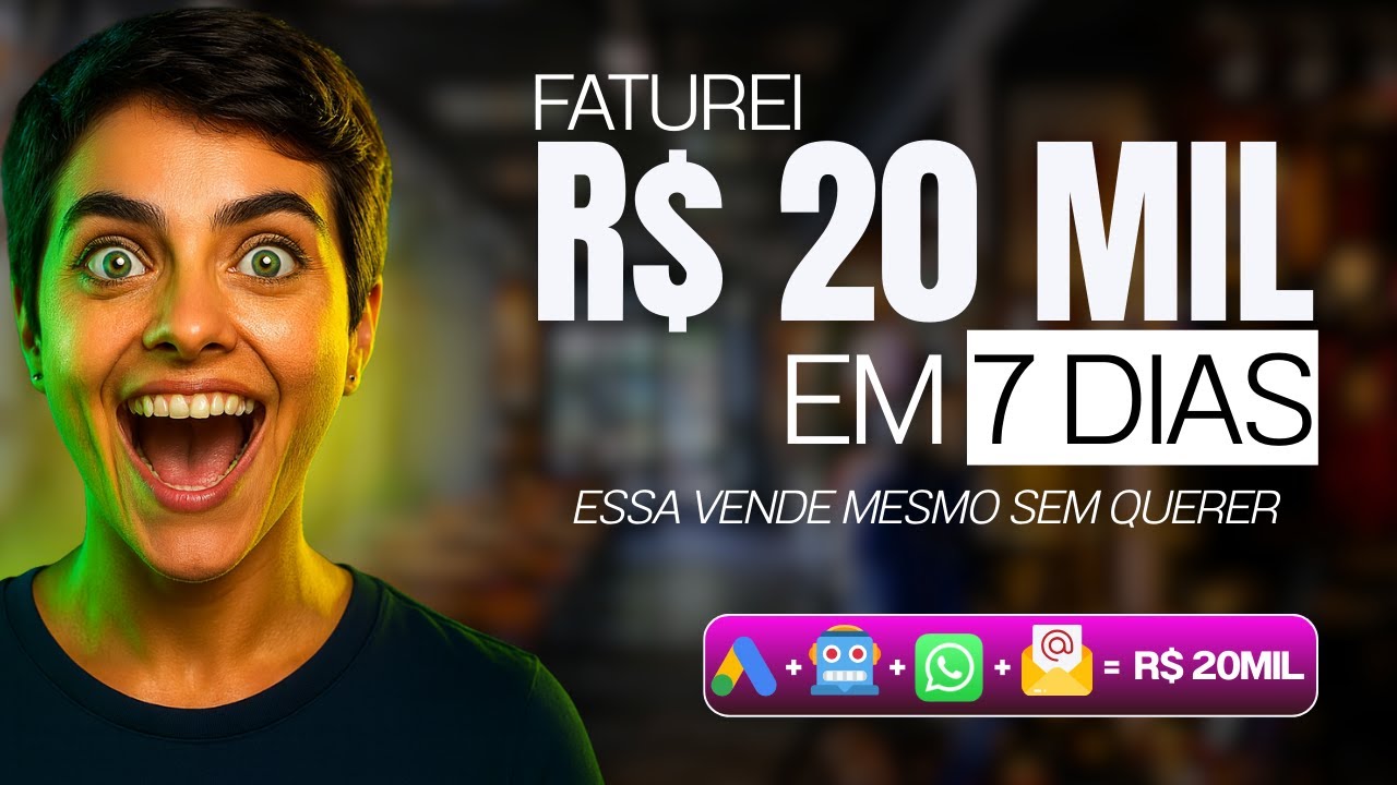 Como Faturei R$ 20.000 em 7 Dias com Funil + Google Ads + IA (Vendas Automáticas) Para Afiliados
