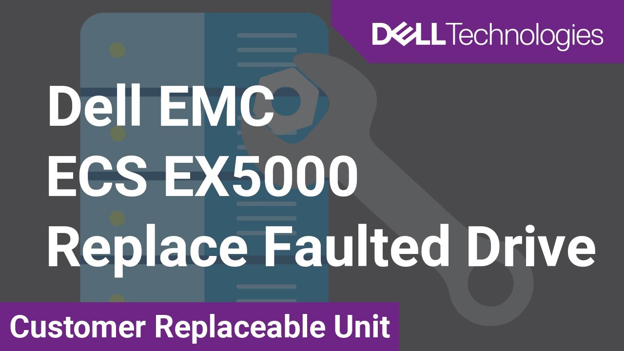 How to Replace a Faulted Hard Drive in the EX5000