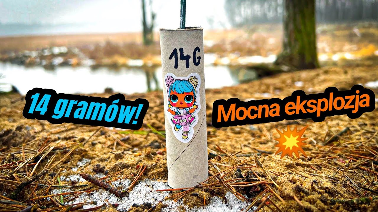 Petarda domowej roboty 💥 14 gram&oacute;w mieszaniny! 💣