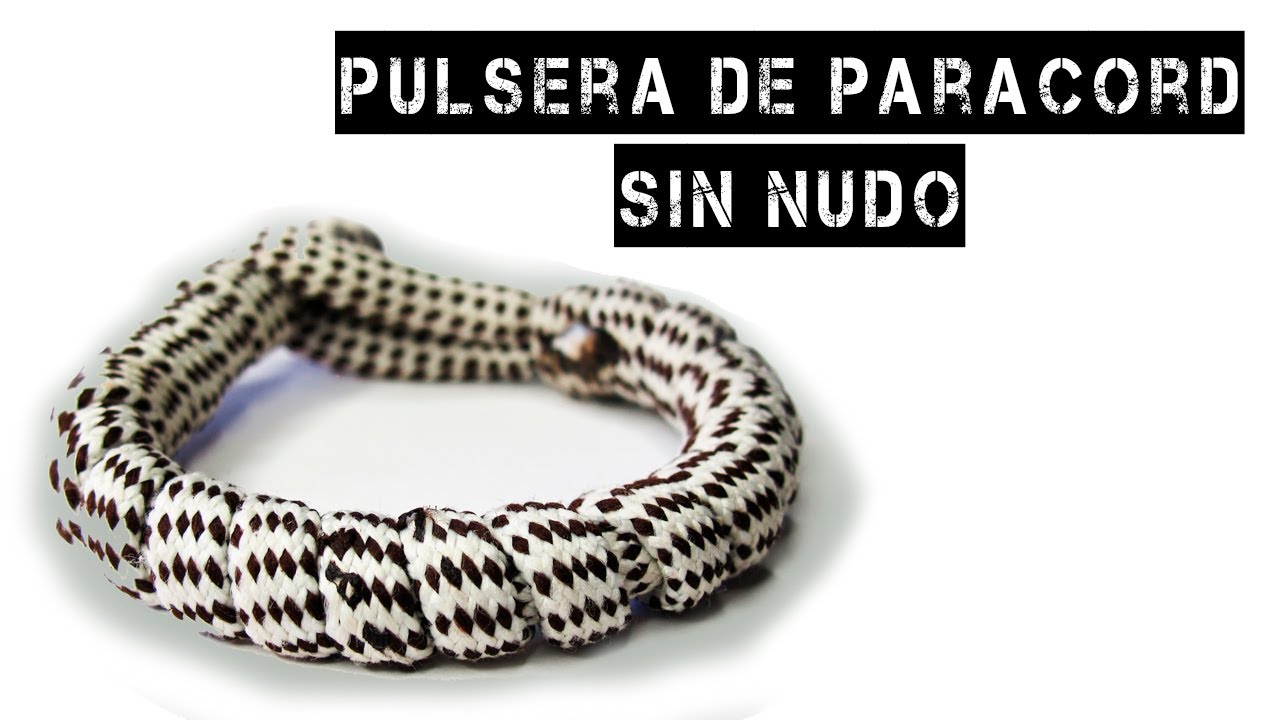 Como hacer una Pulsera de Paracord Sin Nudo | Rápida y Fácil | PULSERA DE SUPERVIVENCIA | TUTORIAL