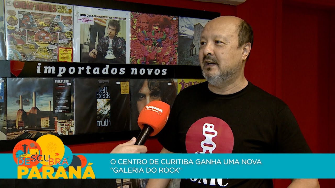 O centro de Curitiba ganha uma nova Galeria do Rock