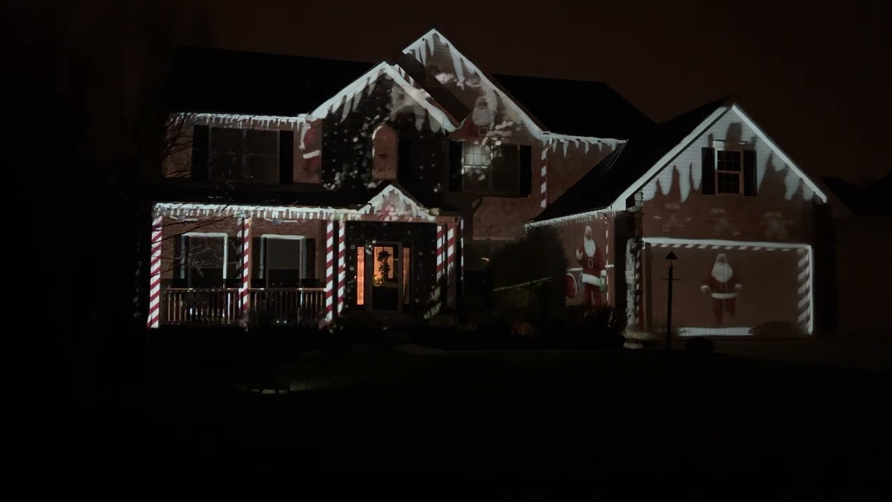 My 1st Christmas House Projection Mapping Show