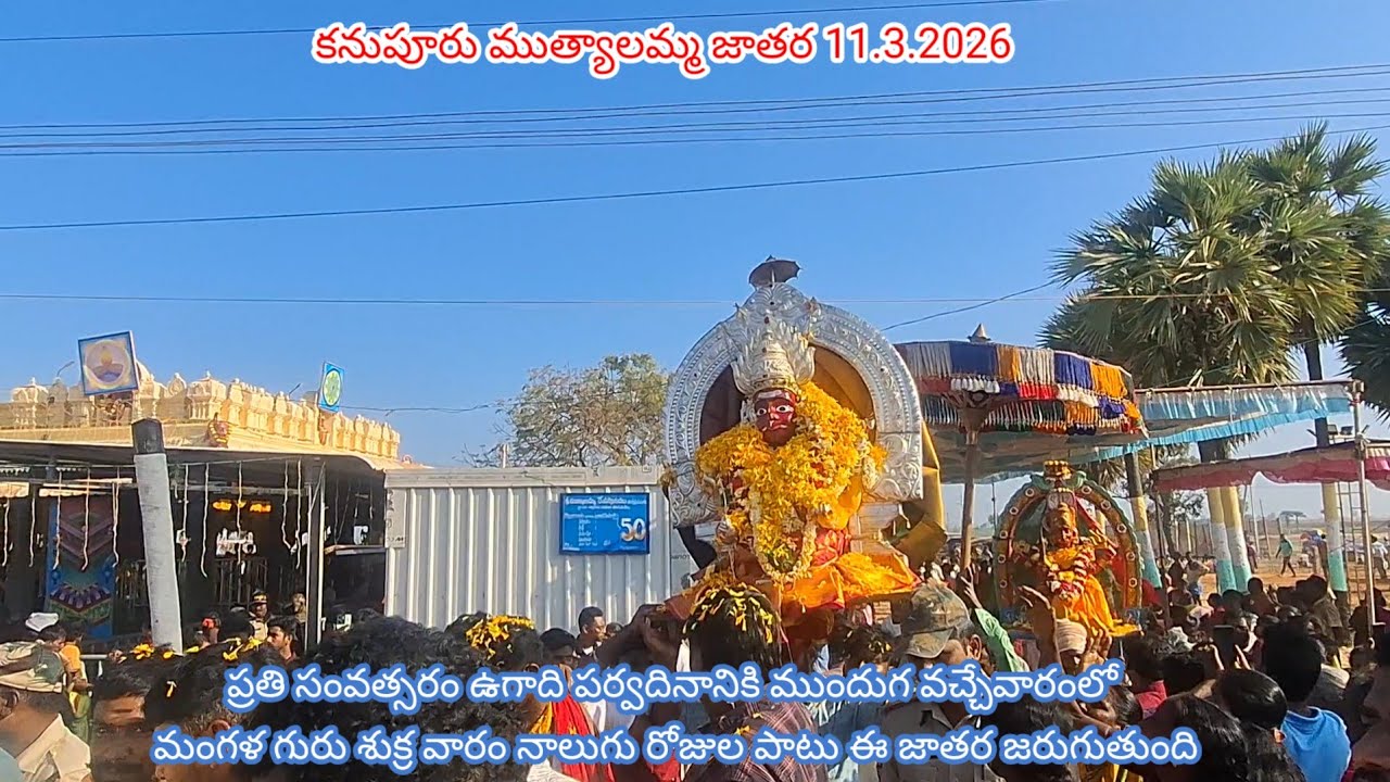 కనుపూరు ముత్యాలమ్మ జాతర: పోలేరమ్మ కొలువు
