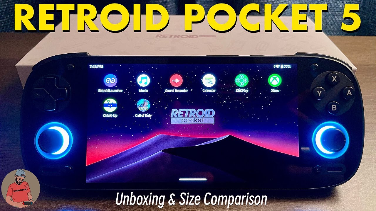 Retroid Pocket 5 Unboxing + Size Comparison with 9 Popular Handheld Consoles!