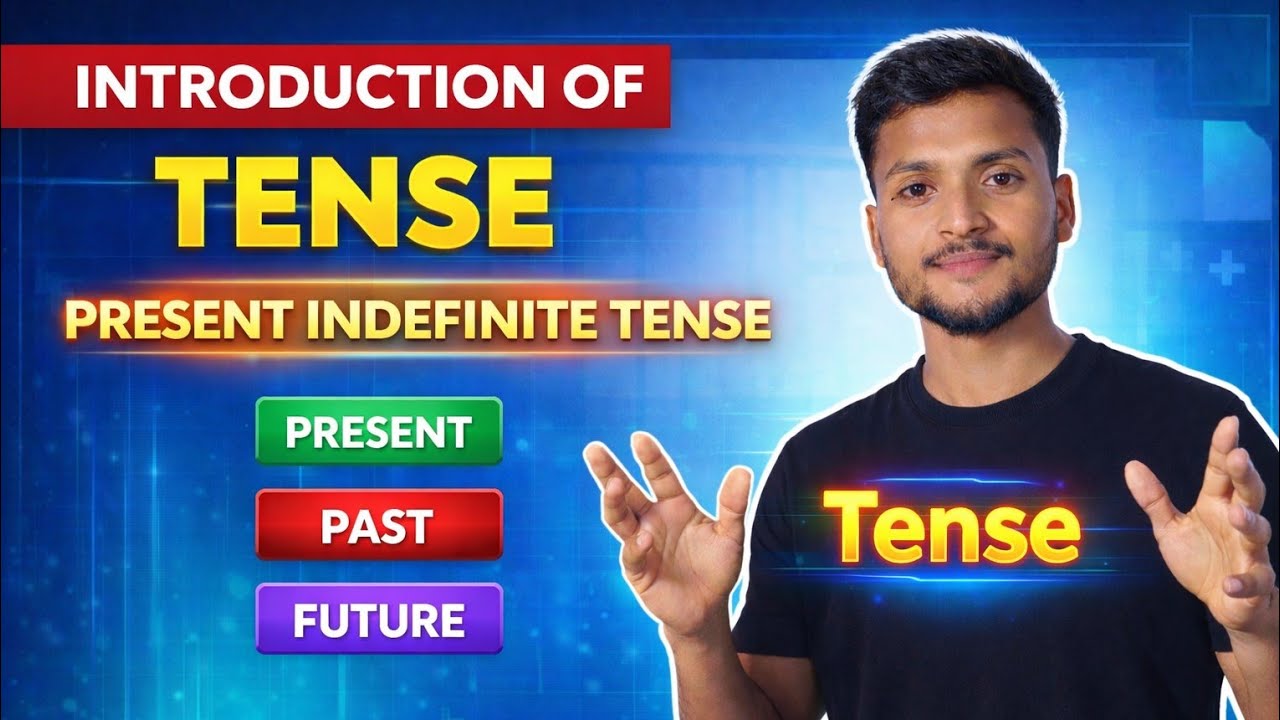 Tense ( Present Indefinite Tense) । Satyam sir। English Grammar। Learn Like Gurukul।