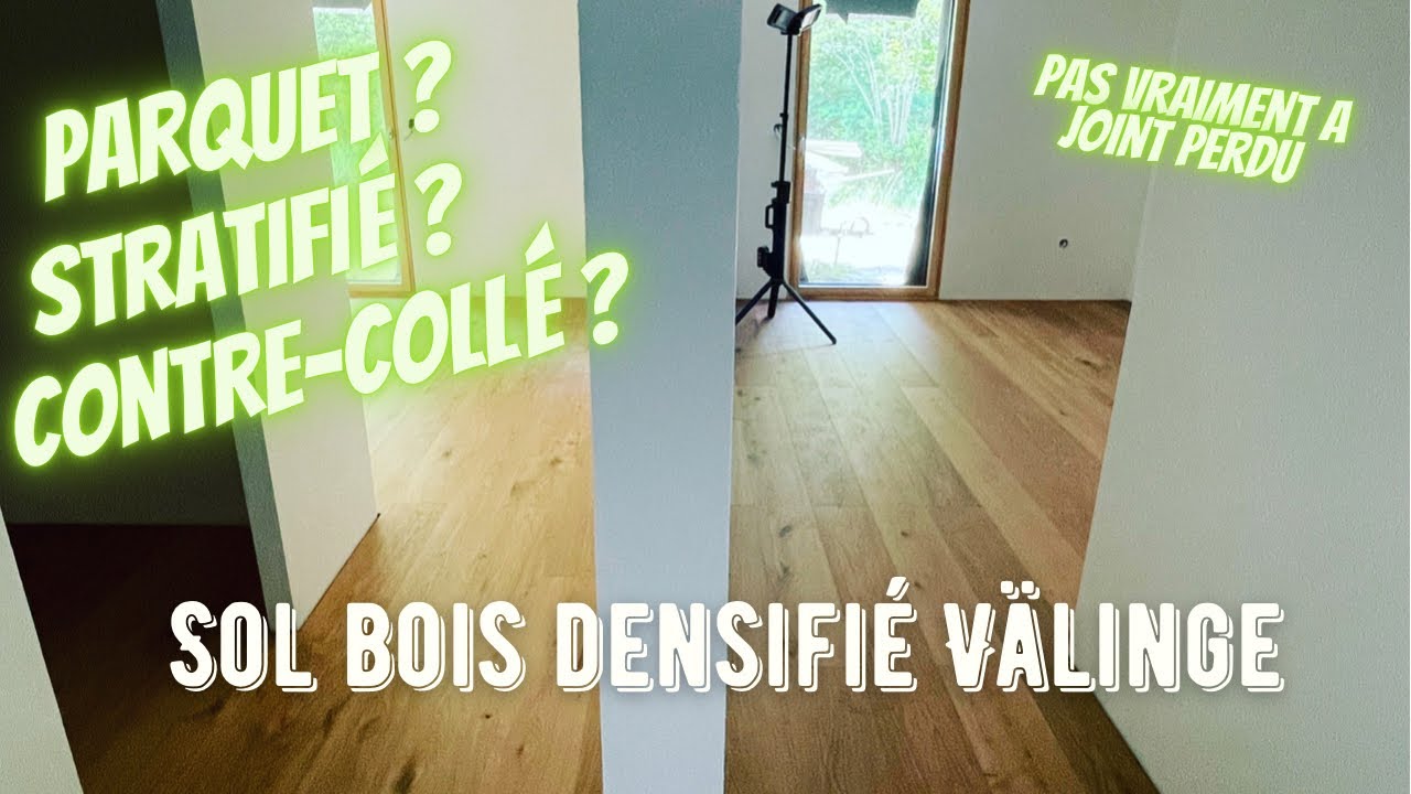 Construction Maison Ossature Bois - Sol bois densifié Välinge