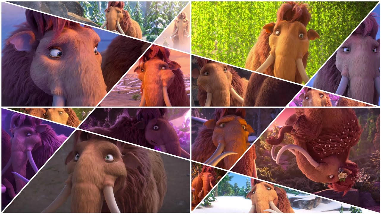 [Ледниковый период: Столкновение неизбежно] Полная анимация Элли