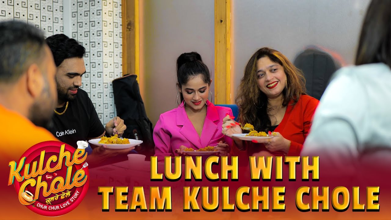 Lunch With Team Kulche Chole : Jannat Zubair | Dilraj Grewal | Ghaint Punjab