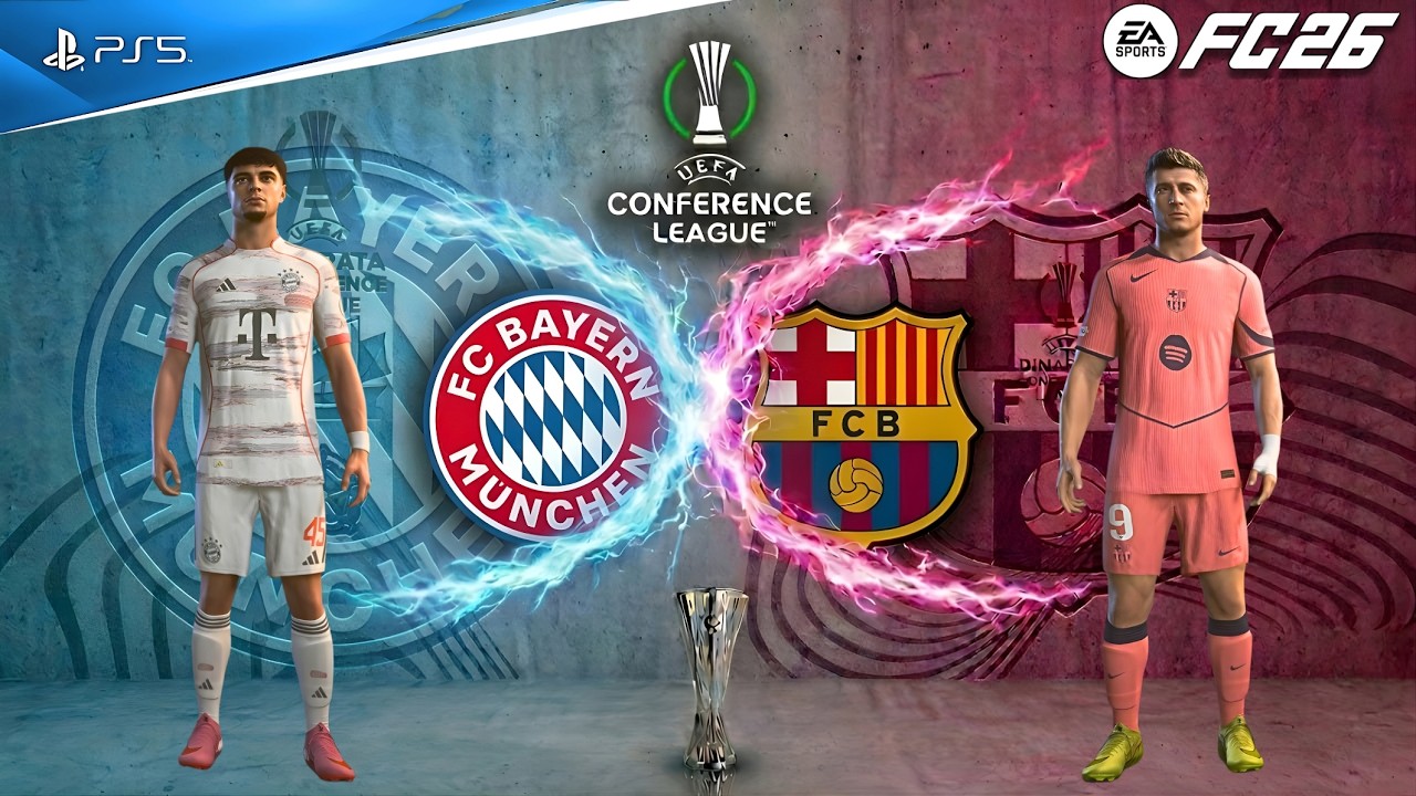 FC 26 - Barca vs Bayern | UEFA Conference League Final | Lamine Yamal vs Harry Kane epic battle