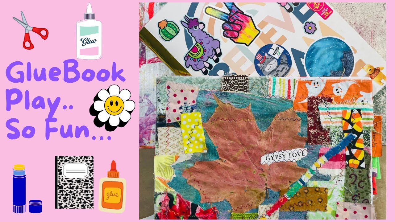 Glue Book Play…SO FUN 🤩 📕! #gluebook