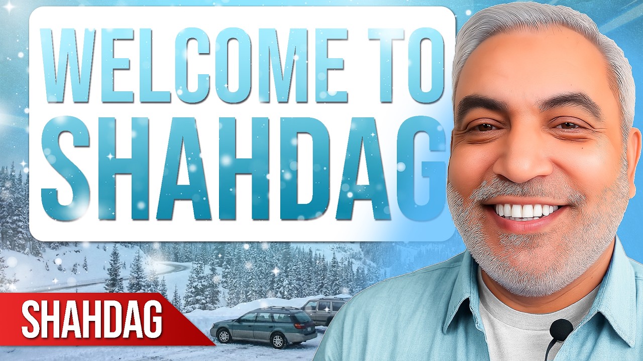 welcome to Shahdag | Road Trip to Azerbaijan’s Snow Paradise | Dr. Nadeem Murtaza