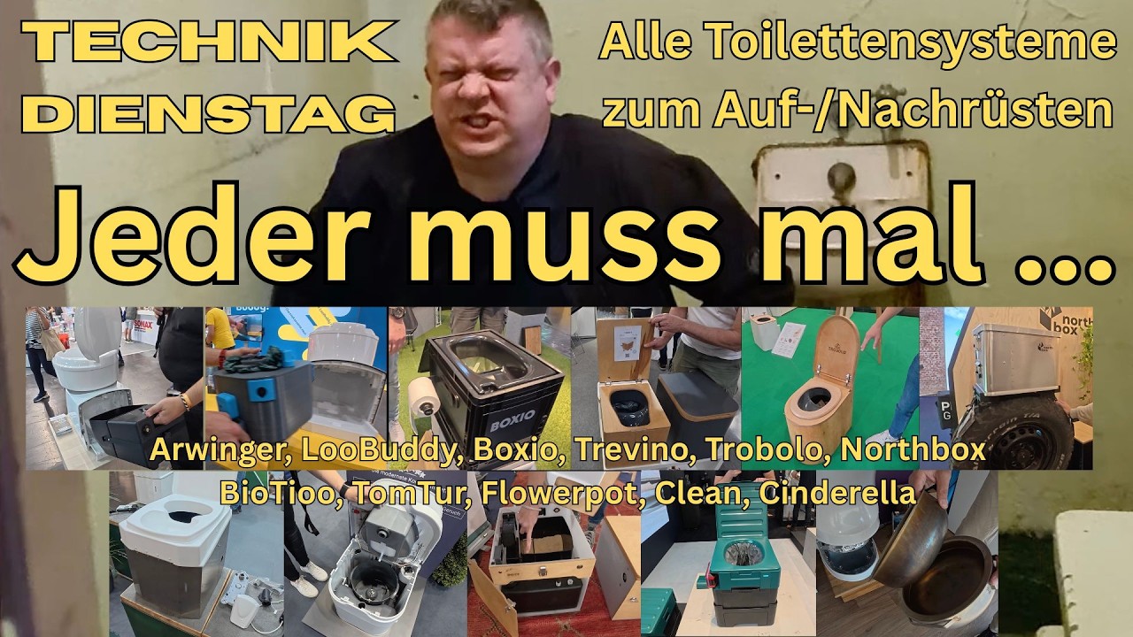 (0107) Jeder muss mal... das große Toiletten Video - alle bekannten Systeme
