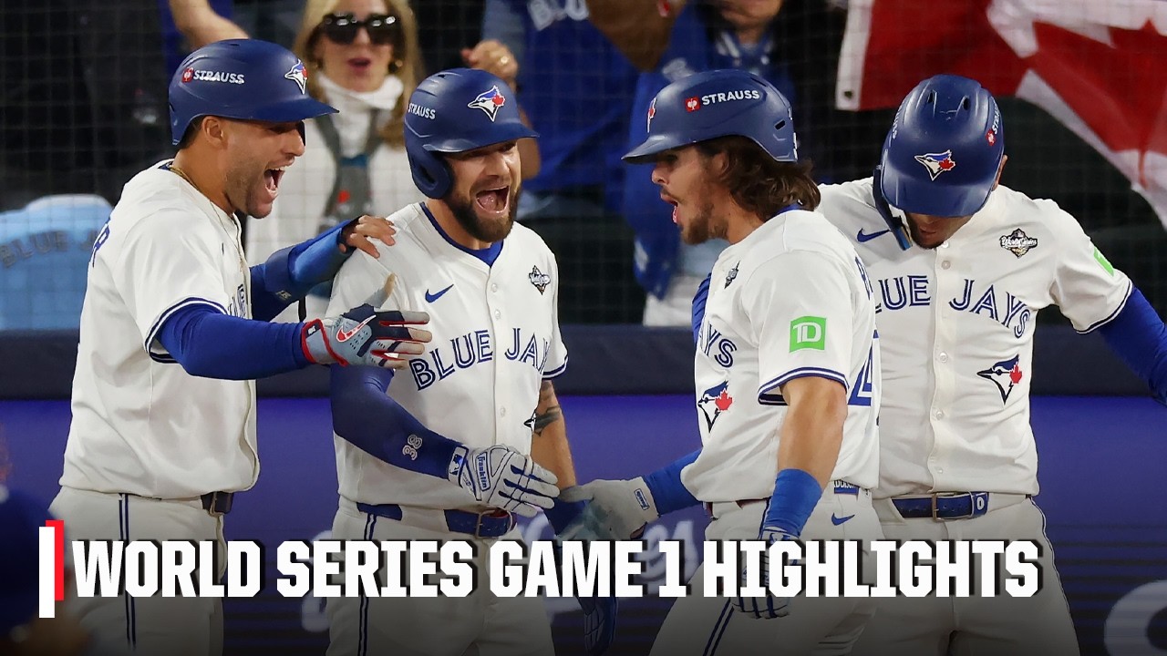 Dodgers vs. Blue Jays Game 1 Highlights ⚾ Toronto wins behind 9-run 6th inning | ESPN MLB