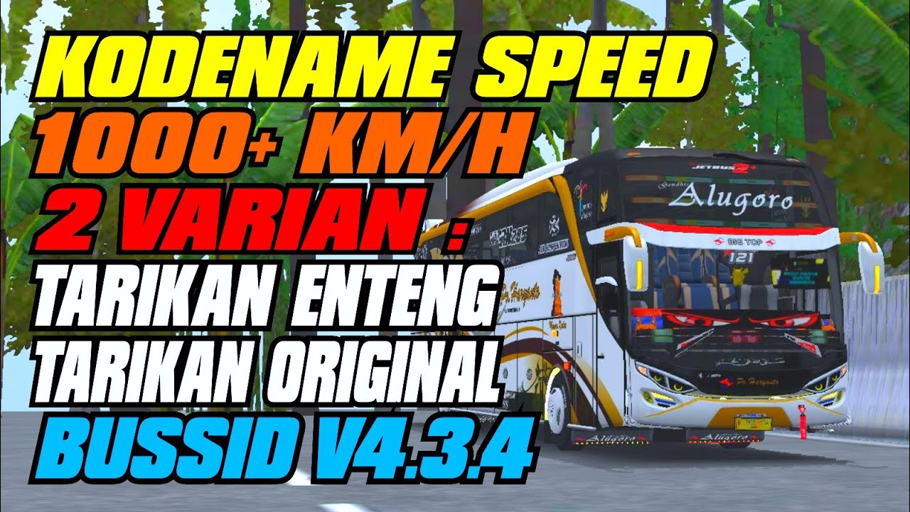 KODENAME SPEED 1000+ KM/H || SPECIAL RAMADHAN RACE🏁🤙 || SPEED SERASA TURBO🚀 || #BUSSID V4.3.4