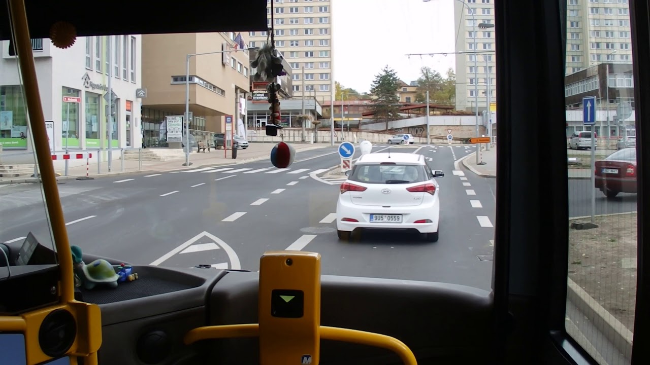 MHD Ústí nad Labem: Jízda linkou 9 (1/2)