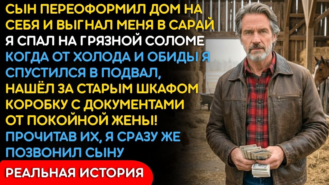 Мой Сын Переоформил Дом На Себя И Выгнал Меня В Сарай, Не Зная Какую Коробку Спрятала Жена...