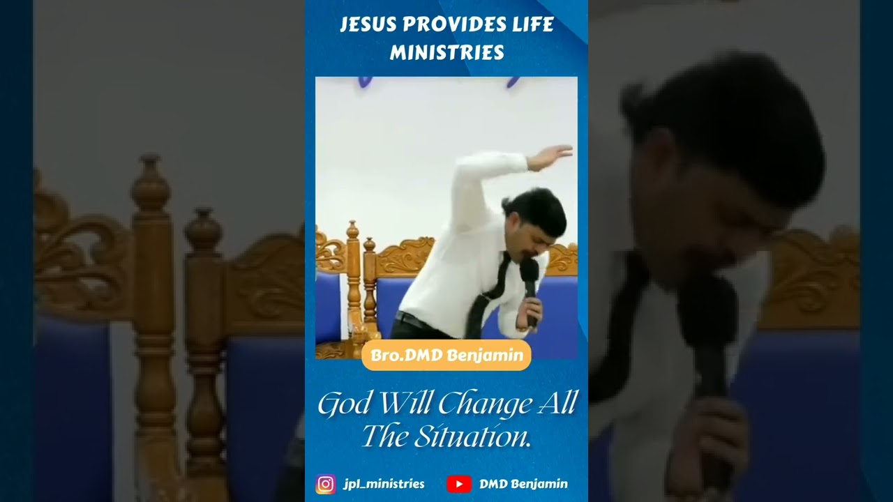 God Will Change All Your Situations || Tamil Christian Message || DMD Benjamin #shorts