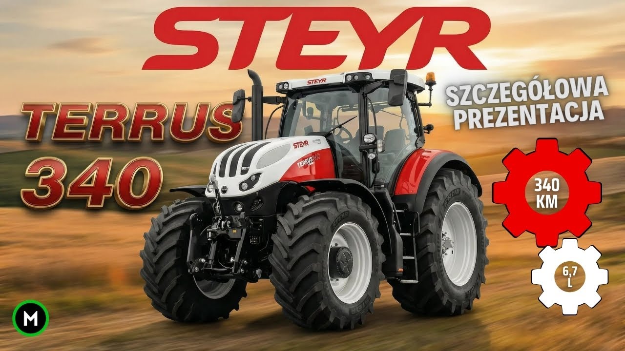 STEYR TERRUS 6315 - wielki ciągnik 300 KM+ o wielkich możliwościach! | Prezentacja / test ciągnika
