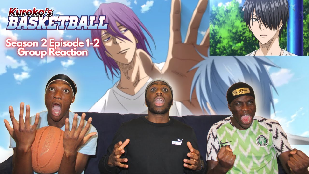 KAGAMI'S BROTHER?! MURASAKIBARA ARRIVES! KUROKO NO BASKET Season 2 Episode 1-2 | 100% BLIND REACTION
