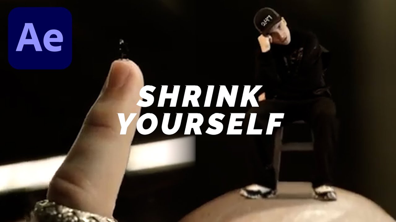 Shrink Your Subject in a Video | After Effects Tutorial