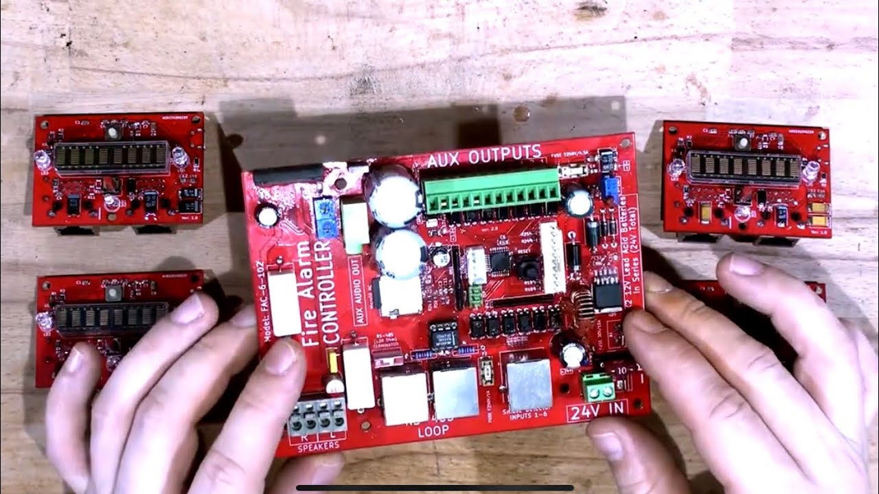 Awesome Arduino DIY Fire Alarm Controller With Remote Display