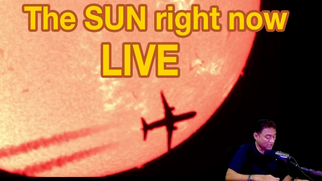LIVE: The Sun Right Now ☀️ | Backyard Solar Viewing (Real-Time)