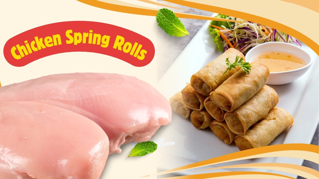 Homemade Chicken Spring Rolls | So DeliciousTaj Global Flavors! #telugu