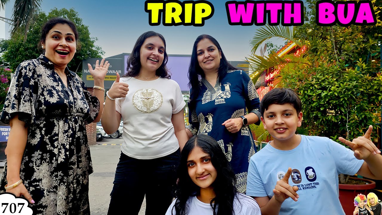 TRIP WITH BUA | Ep 707 | Family Travel Vlog | Aayu and Pihu Show