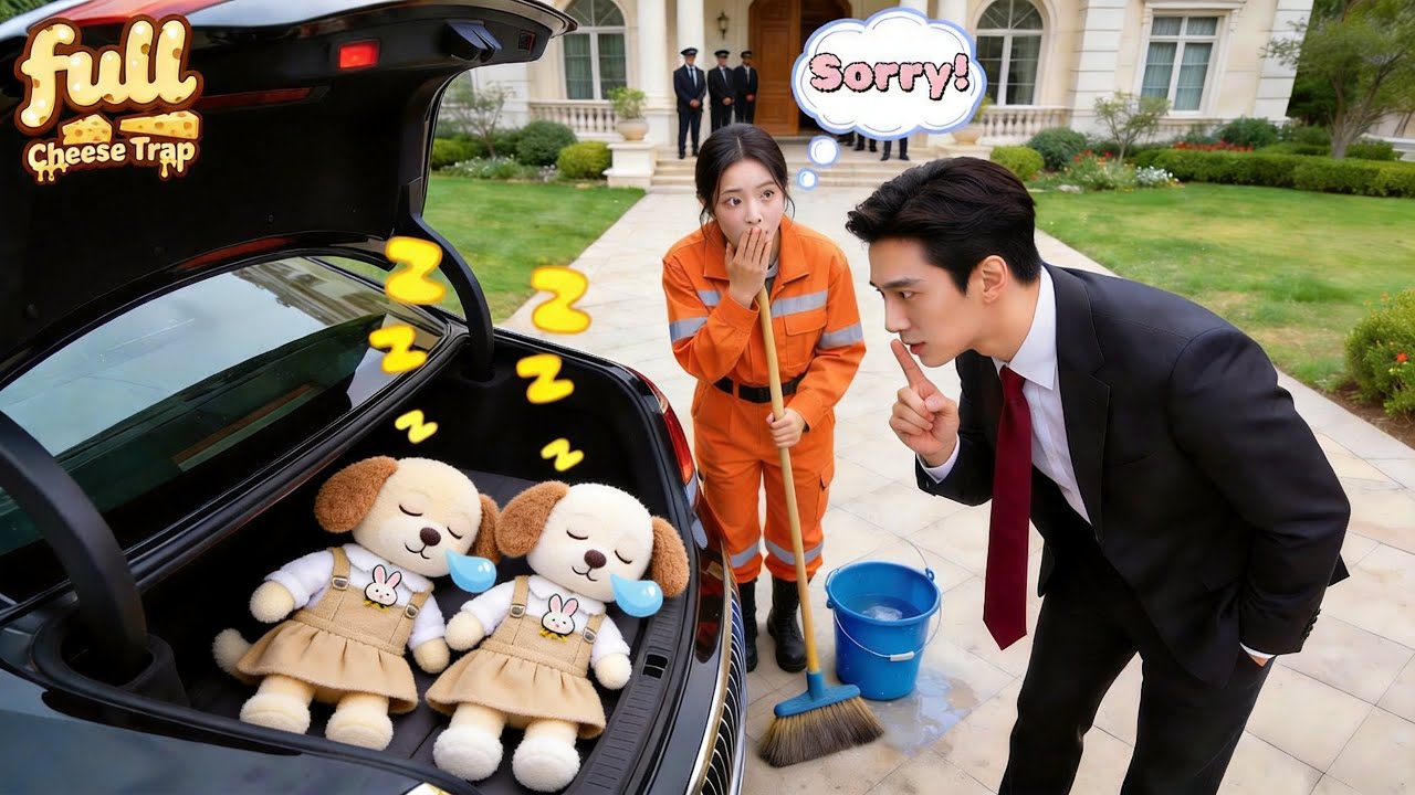 Twin Daughters Of A Poor Cleaner Slept In CEO’s Trunk—He Found They Were His Kids&Took Home Spoiled!