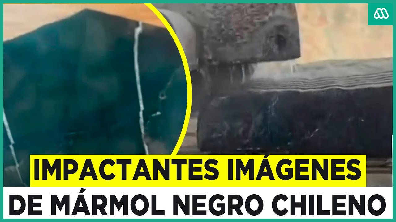 Impactantes imágenes de mármol negro chileno: Extraño yacimiento queda en Atacama