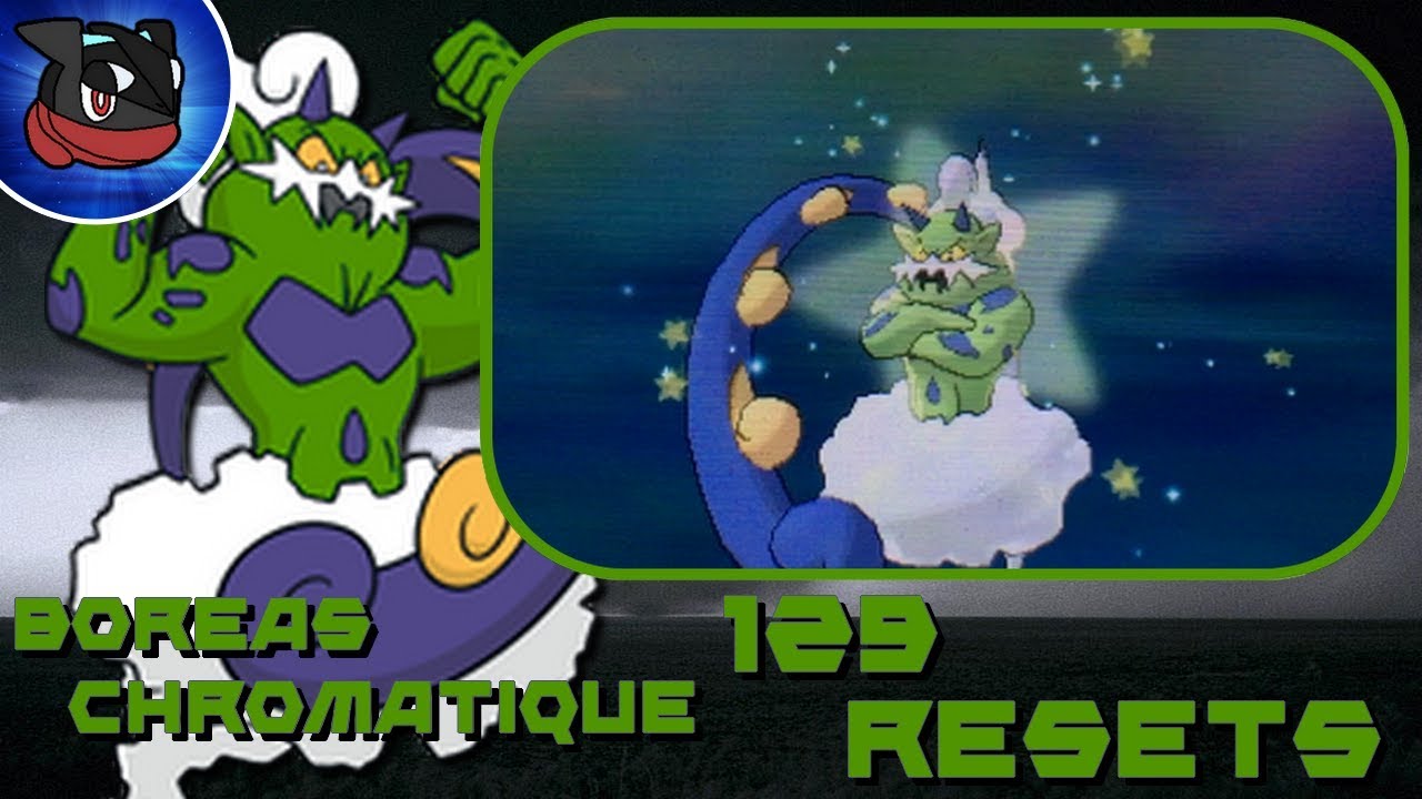 [LIVE !] Boréas chromatique/Shiny Tornadus après 129 Resets ! - Pokémon Ultra Soleil