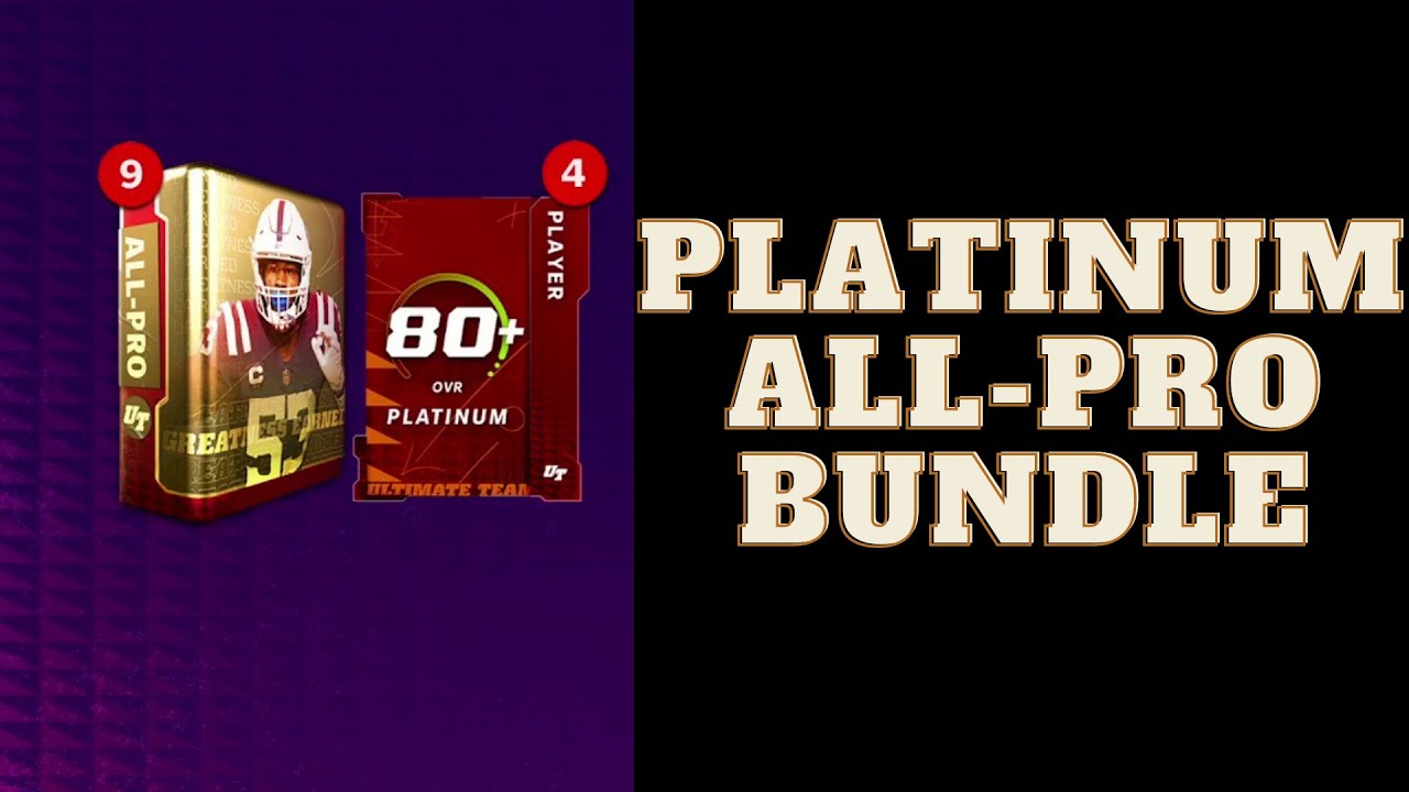 BEST ALL-PRO BUNDLE I`VE HAD!! Madden22