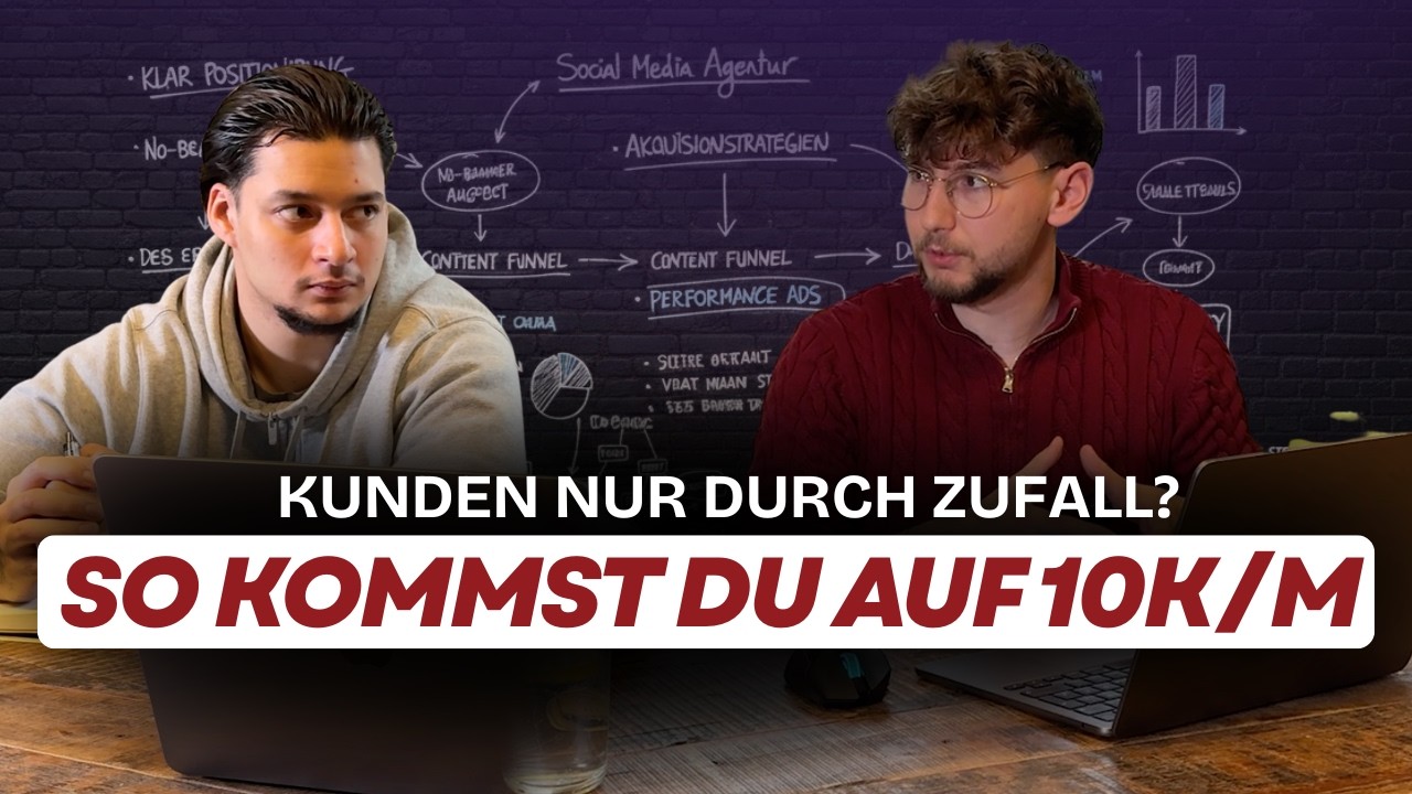 Als Agentur: Kunden nur durch Zufall? SO KOMMST DU AUF 10K/M