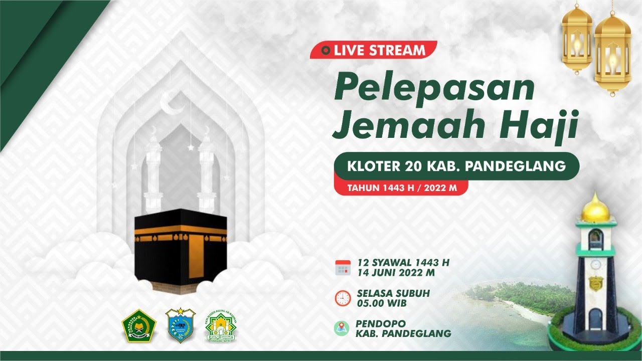 🔴LIVE Pelepasan Jamaah Haji Kabupaten Pandeglang Tahun 1443 H