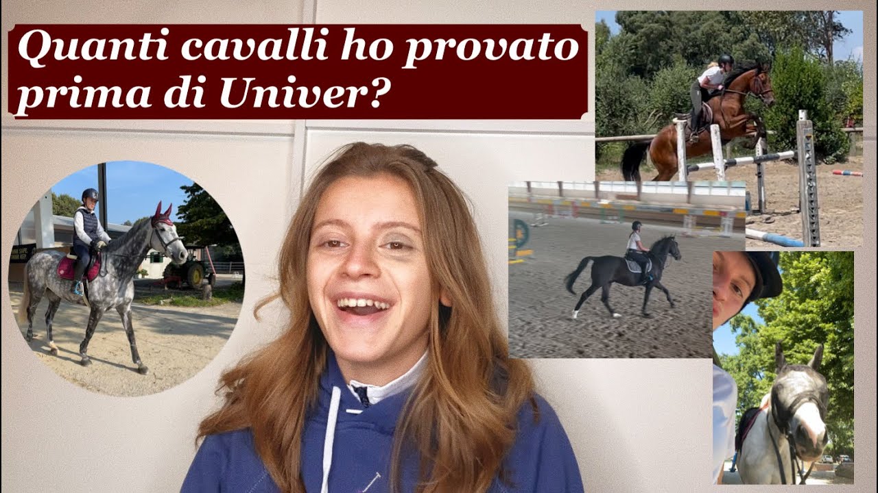 I cavalli che ho provato prima di Univer | Ludovica Lupidi