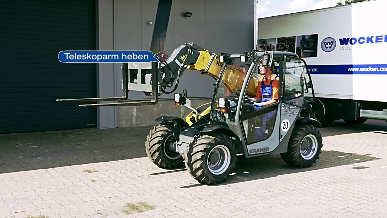 Einweisung - KRAMER 1245 Teleskoplader
