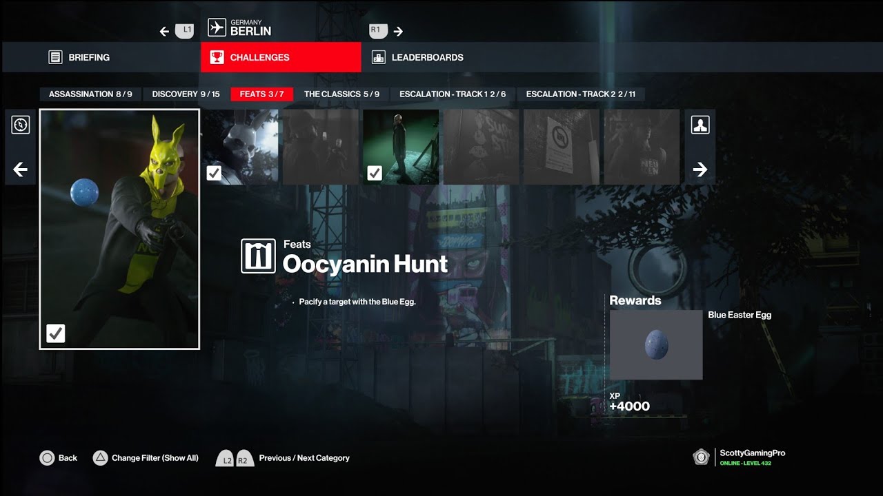 Unlock the Blue Easter Egg - Oocyanin Hunt & Duck  Hunt - unlock The Yellow Rabbit Suit HITMAN